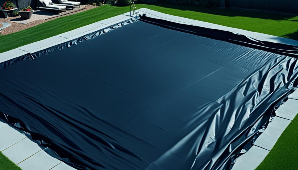 Black Tarp Pool Heater
