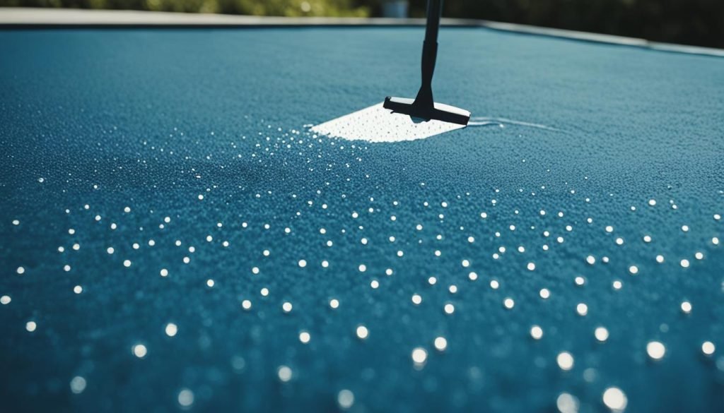 how to clean a solar pool cover