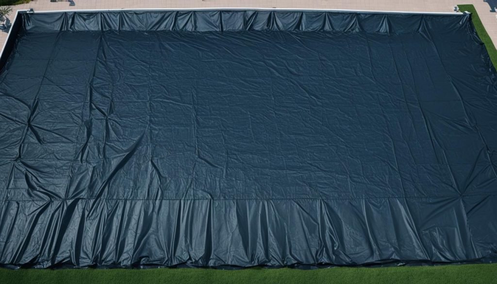 will a black tarp heat a pool