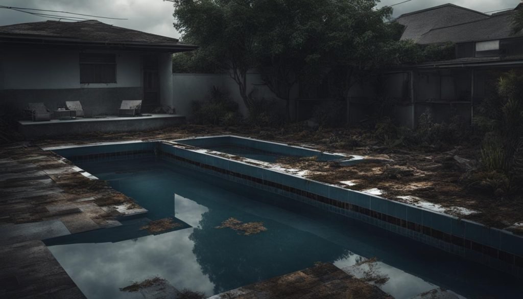 what happens if you leave a pool empty